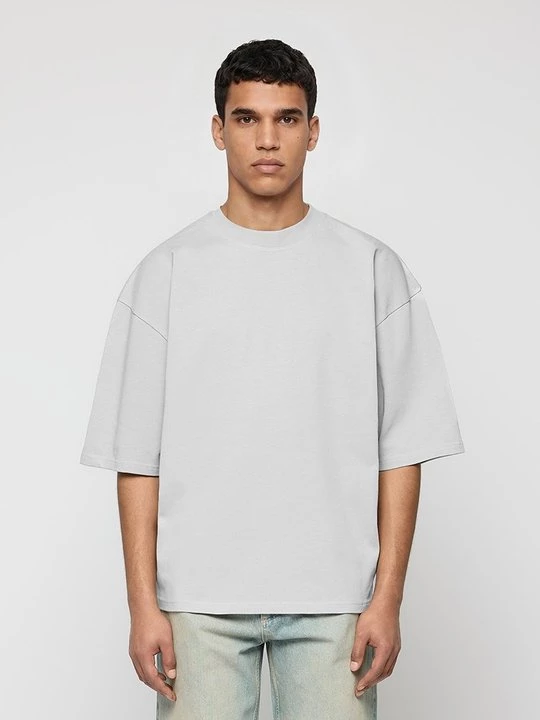 Foto van product T-shirt basic EIGHTYFIVE grijs
