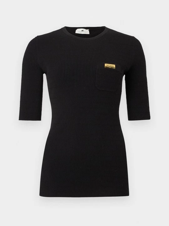 Foto van product T-shirt basic Elisabetta Franchi zwart