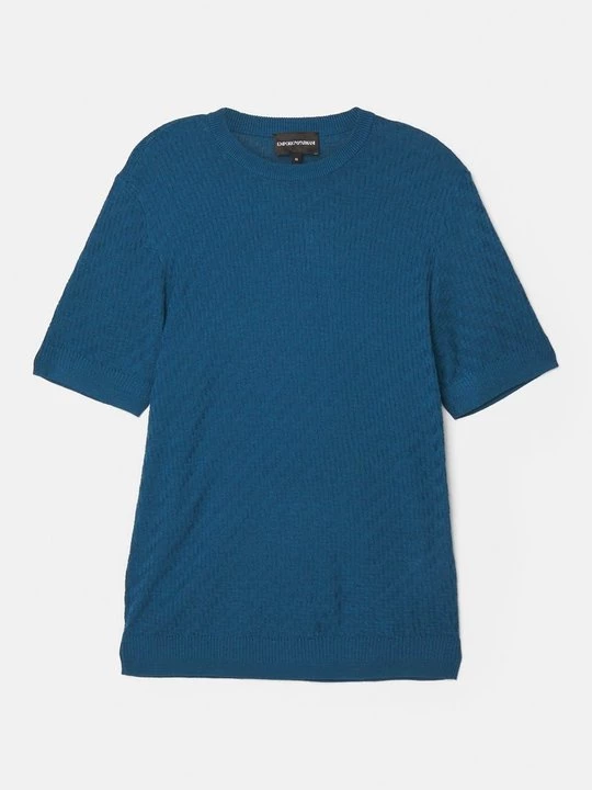 Foto van product T-shirt basic Emporio Armani blauw
