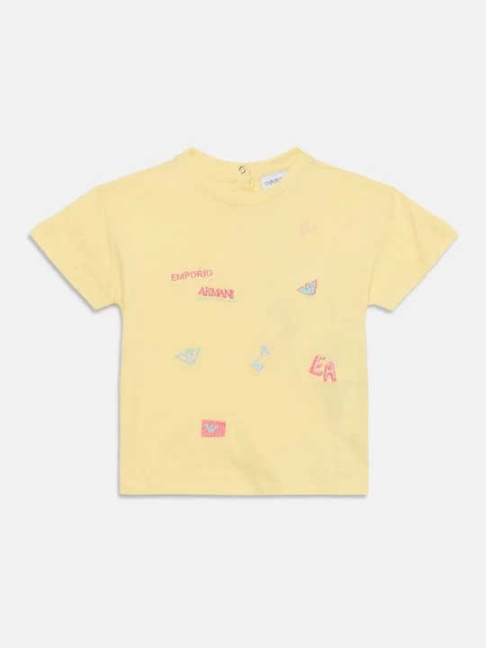 Foto van product T-shirt basic Emporio Armani geel