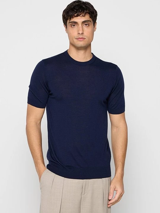 Foto van product T-shirt basic Emporio Armani koningsblauw