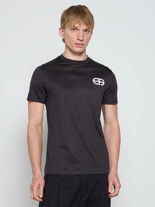 Foto van product T-shirt basic Emporio Armani paars