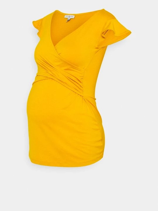 Foto van product T-shirt basic Envie De Fraise geel