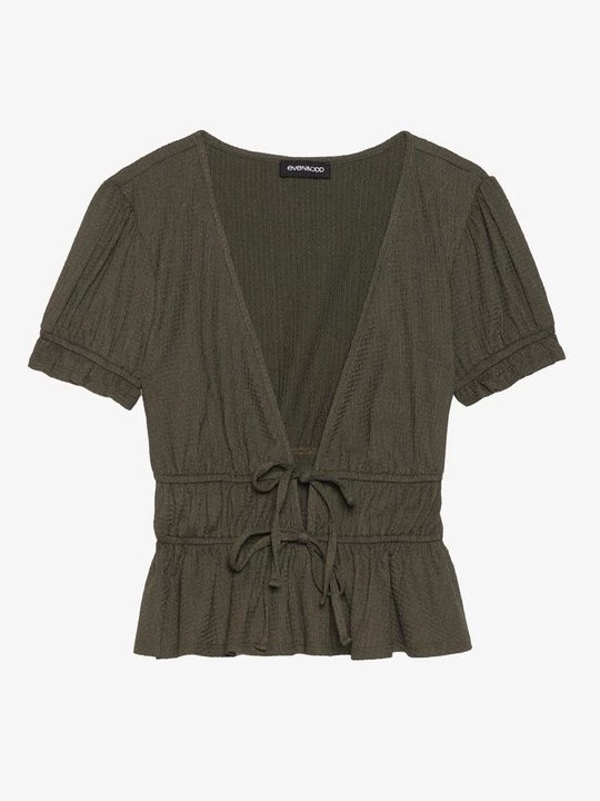 Foto van product T-shirt basic Even&Odd By Zalando kaki