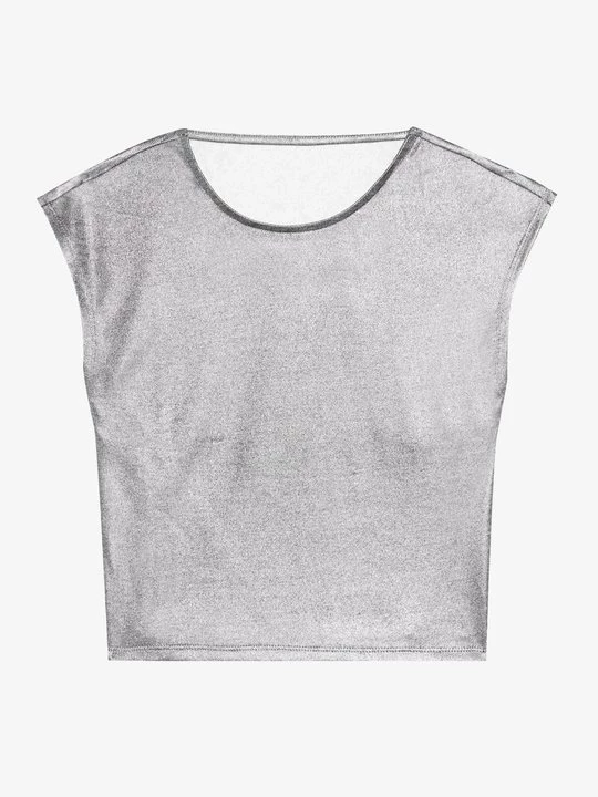 Foto van product T-shirt basic Even&Odd By Zalando zilverkleurig