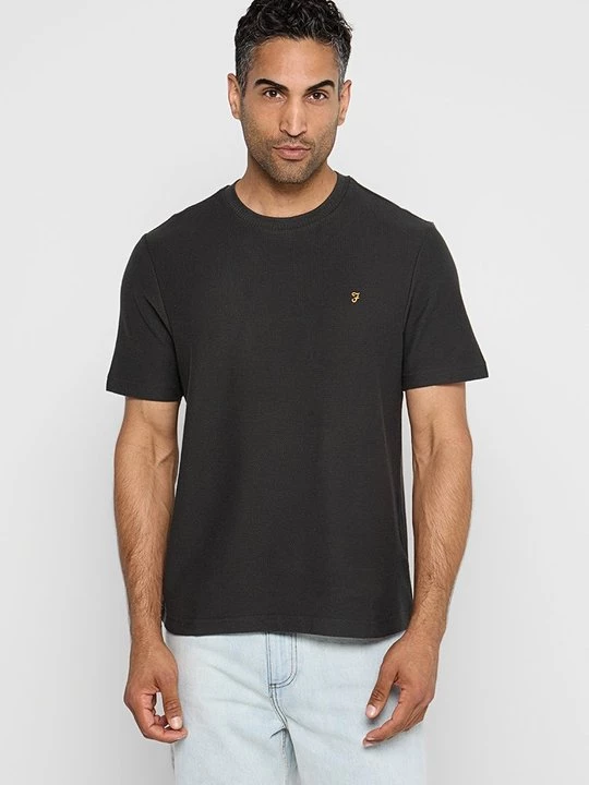Foto van product T-shirt basic Farah zwart