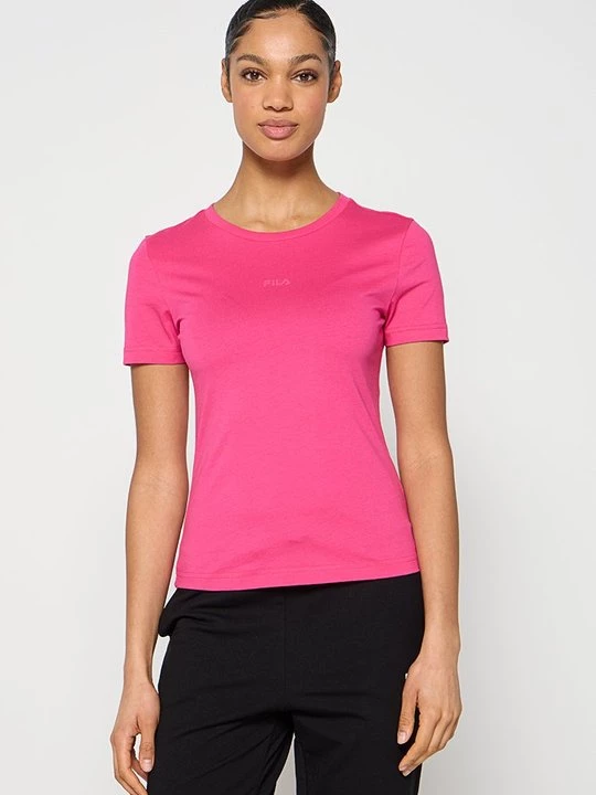 Foto van product T-shirt basic Fila donkerroze