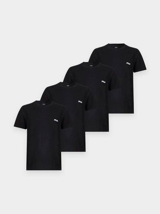 Foto van product T-shirt basic Fila gemêleerd zwart