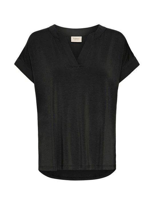 Foto van product T-shirt basic Fransa zwart