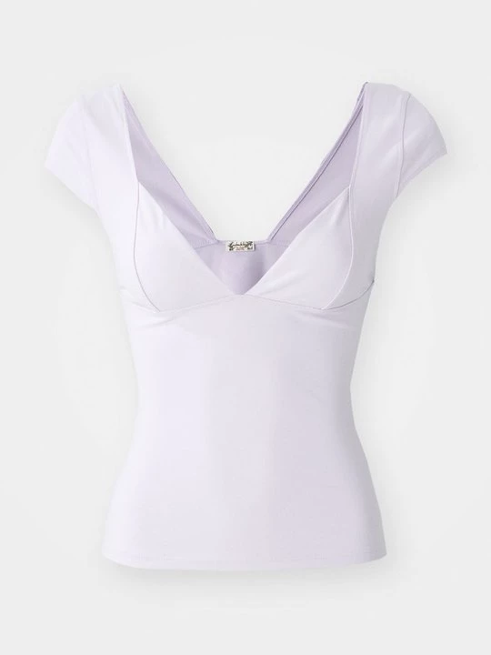 Foto van product T-shirt basic Free People paars