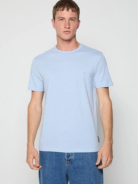 Foto van product T-shirt basic French Connection lichtblauw