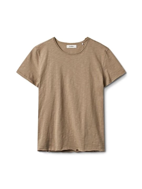 Foto van product T-shirt basic GABBA lichtbruin