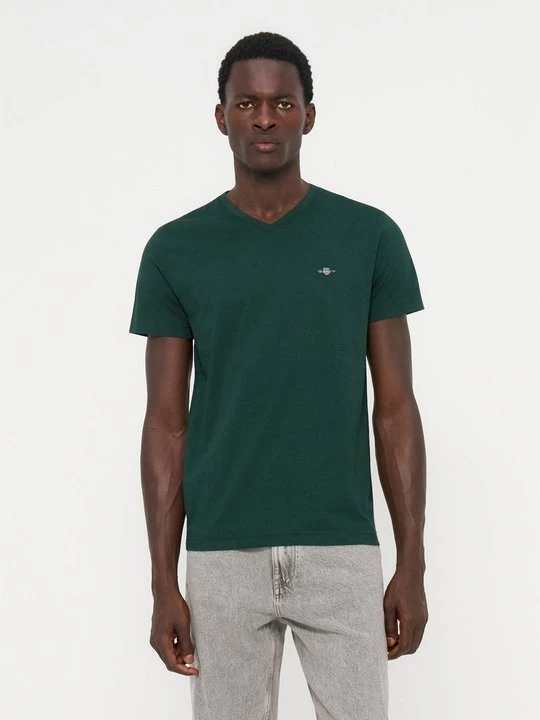 Foto van product T-shirt basic Gant groen