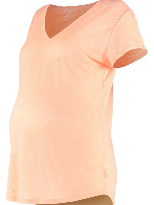 Foto van product T-shirt basic GAP gemêleerd roze