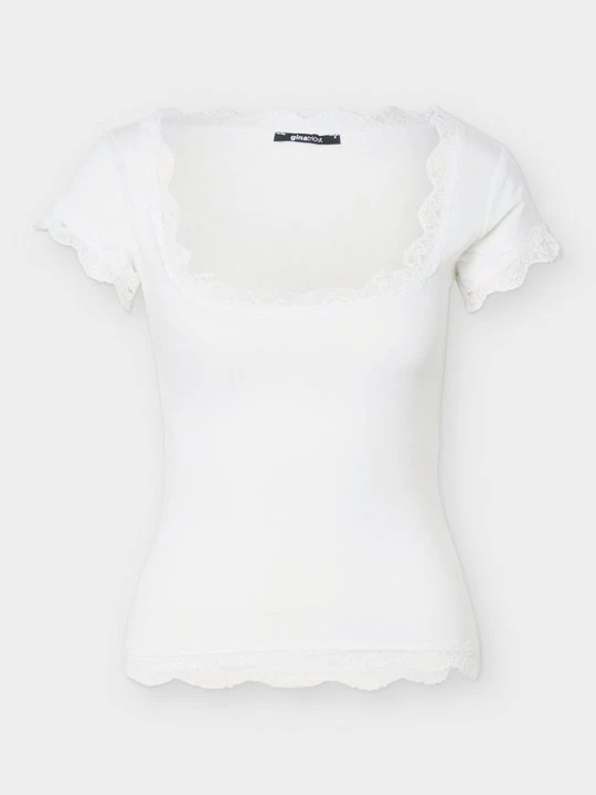 Foto van product T-shirt basic Gina Tricot crème