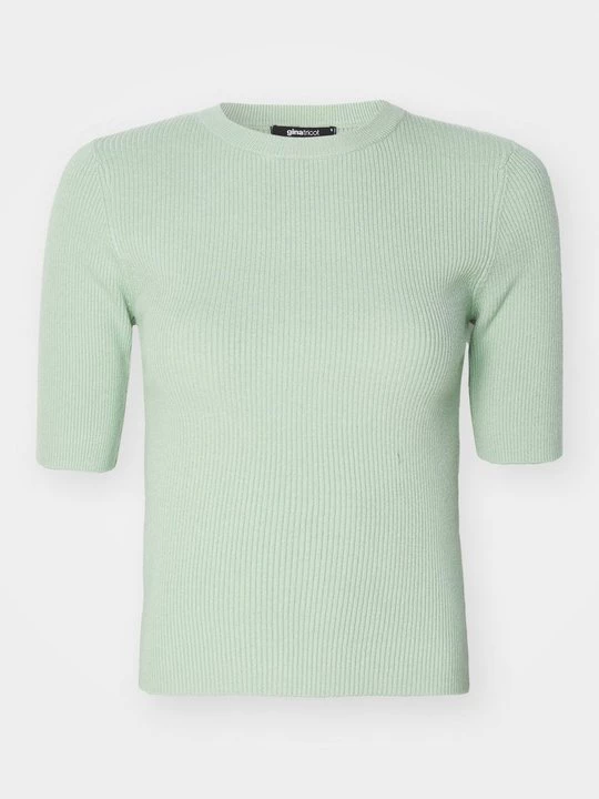Foto van product T-shirt basic Gina Tricot lichtgroen