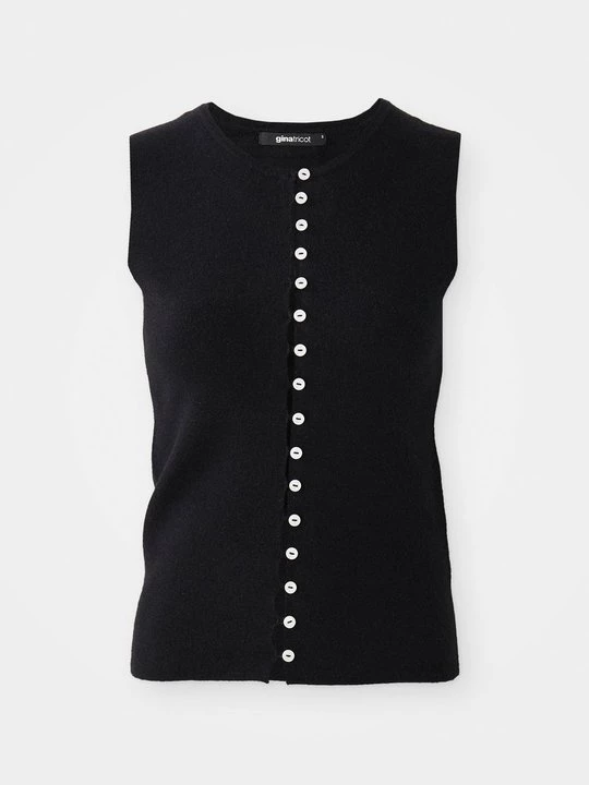 Foto van product T-shirt basic Gina Tricot zwart