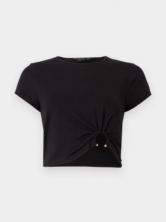 Foto van product T-shirt basic Good American zwart