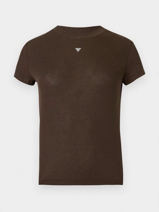 Foto van product T-shirt basic Guess bruin