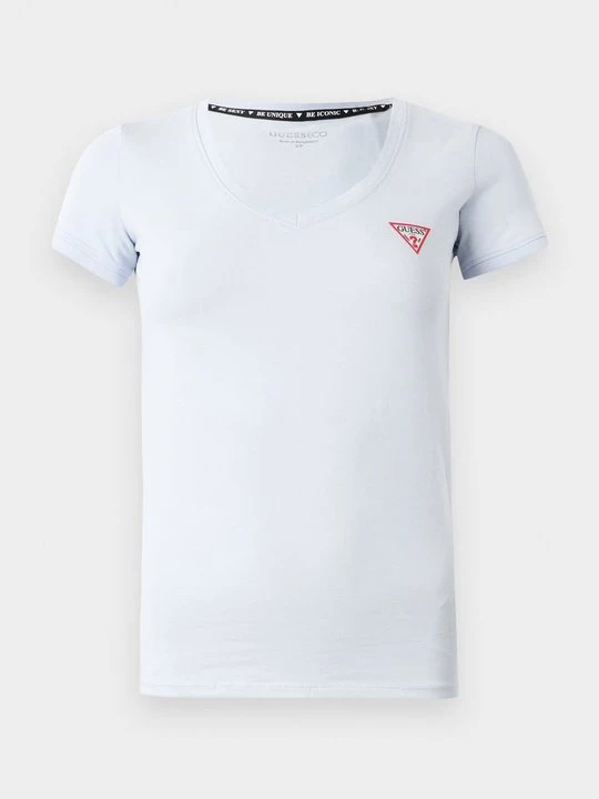 Foto van product T-shirt basic Guess lichtblauw
