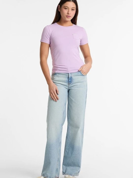 Foto van product T-shirt basic Guess paars