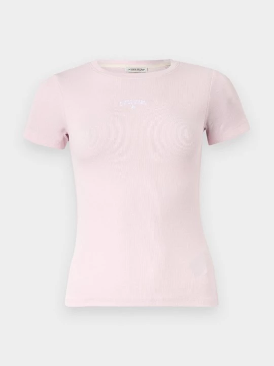 Foto van product T-shirt basic Guess roze