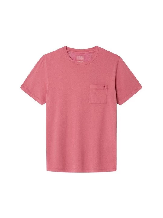 Foto van product T-shirt basic Hackett London donkerroze