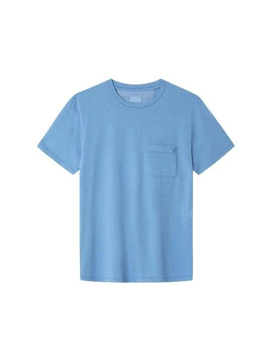 Foto van product T-shirt basic Hackett London lichtblauw