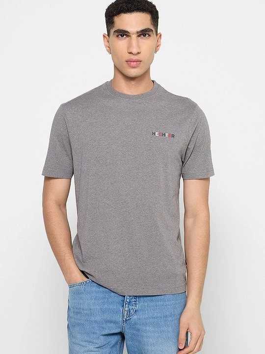 Foto van product T-shirt basic HECHTER PARIS grijs