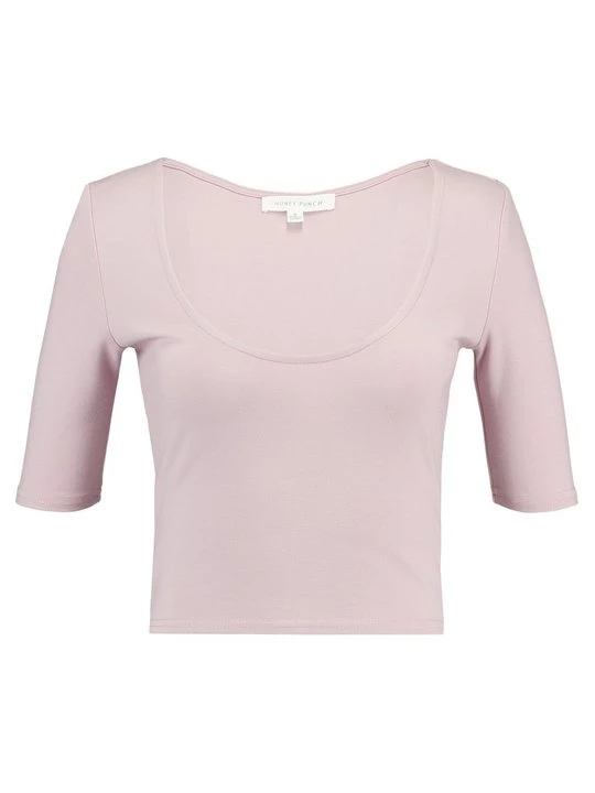 Foto van product T-shirt basic Honey Punch lila