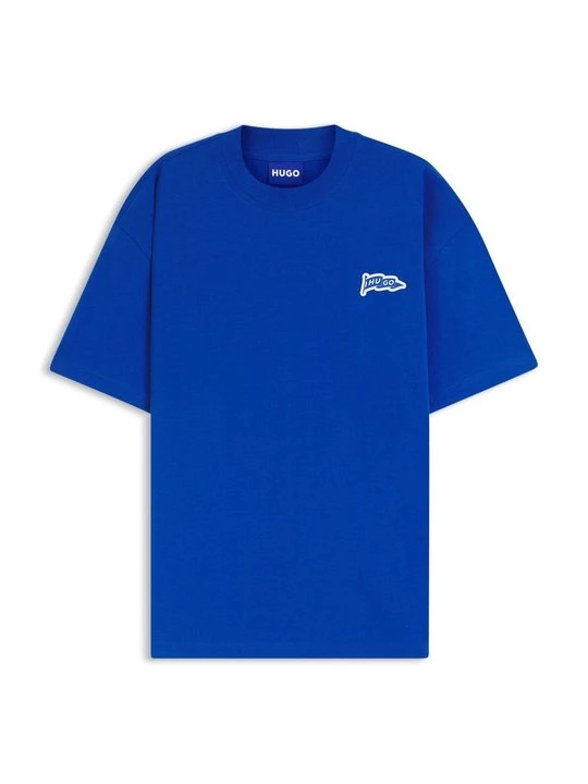Foto van product T-shirt basic Hugo blauw
