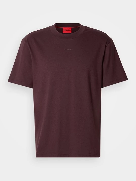 Foto van product T-shirt basic Hugo bruin