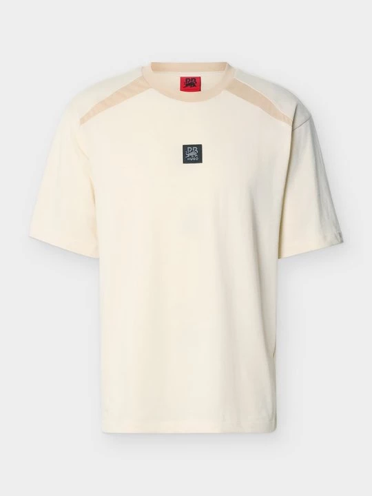 Foto van product T-shirt basic Hugo crème
