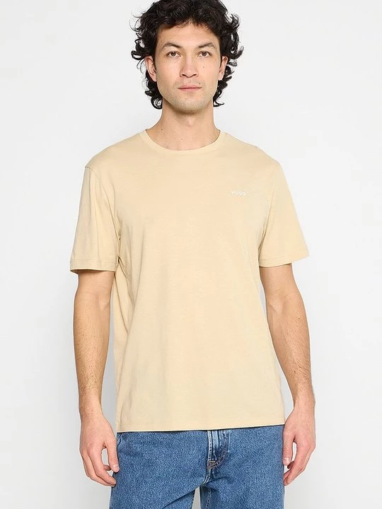 Foto van product T-shirt basic Hugo crème