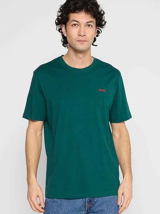 Foto van product T-shirt basic Hugo donkergroen