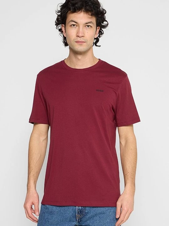 Foto van product T-shirt basic Hugo donkerroze