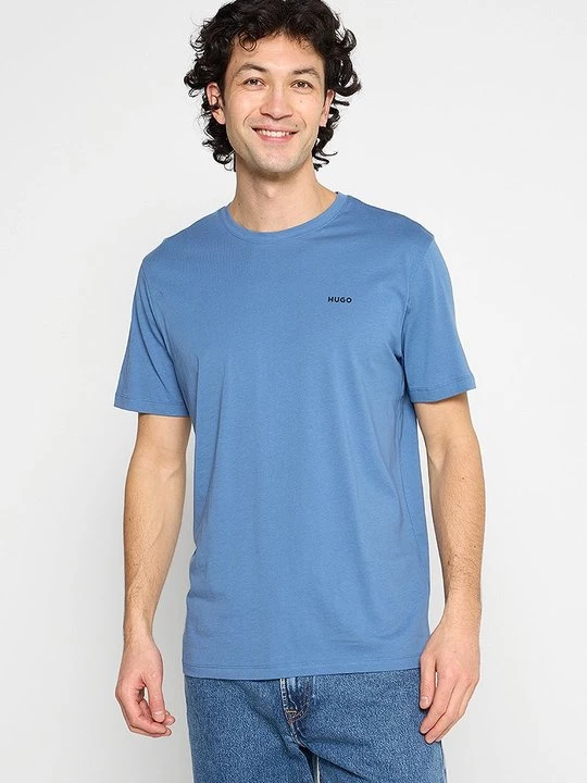 Foto van product T-shirt basic Hugo lichtblauw