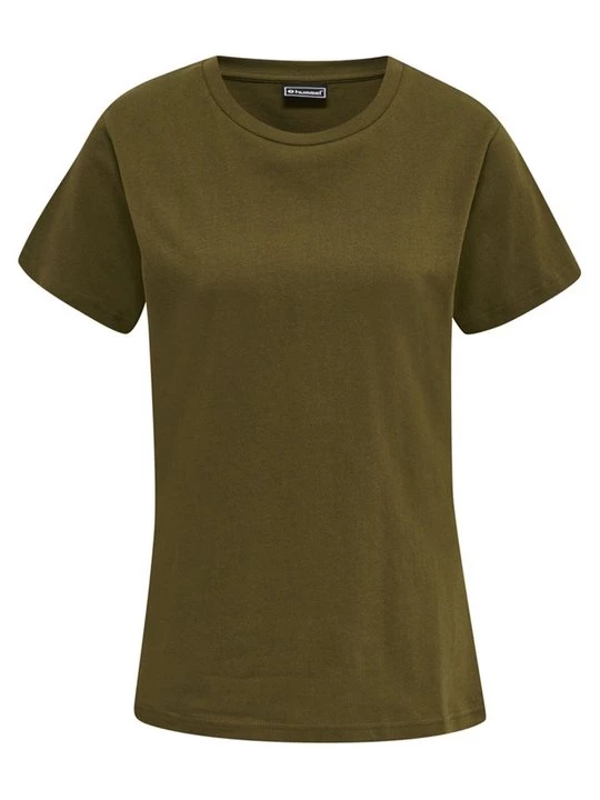 Foto van product T-shirt basic Hummel olijfgroen
