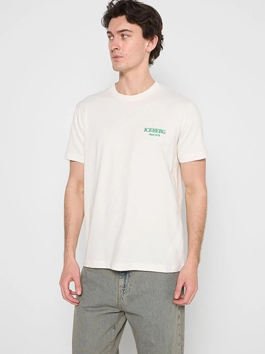 Foto van product T-shirt basic Iceberg crème