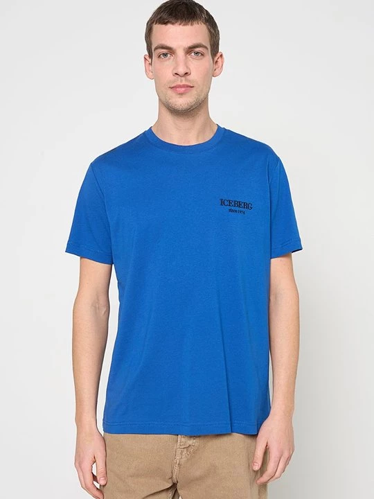 Foto van product T-shirt basic Iceberg koningsblauw