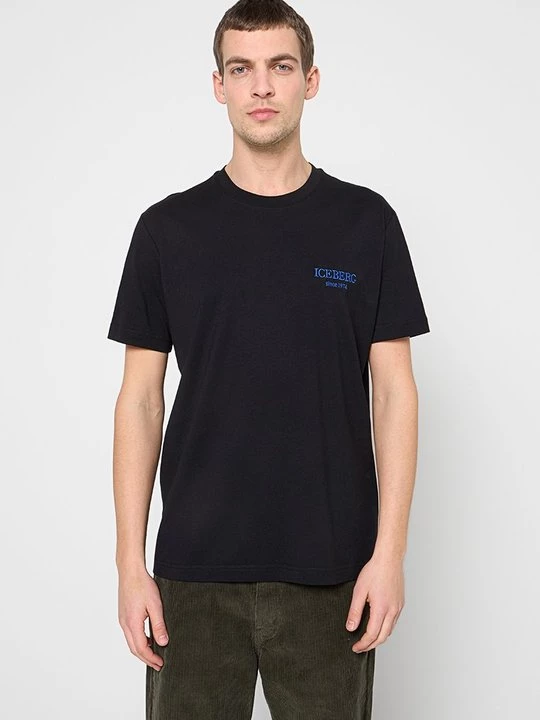 Foto van product T-shirt basic Iceberg zwart