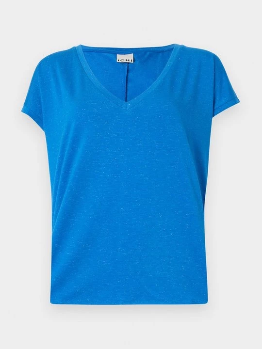 Foto van product T-shirt basic Ichi koningsblauw