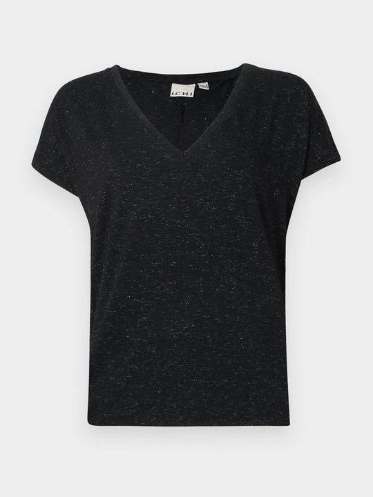 Foto van product T-shirt basic Ichi zwart