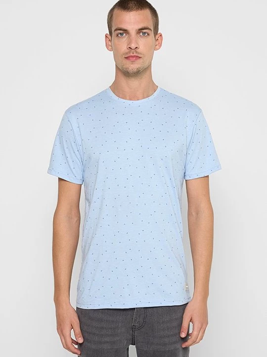 Foto van product T-shirt basic INDICODE blauw