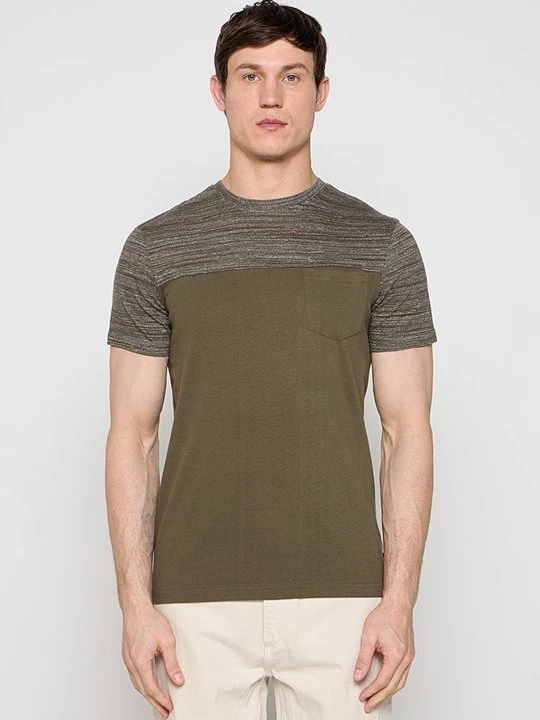 Foto van product T-shirt basic INDICODE groen