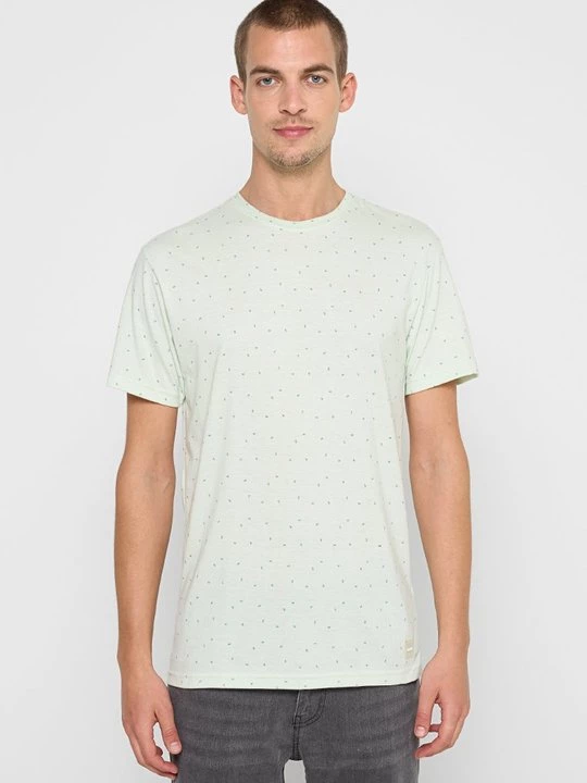 Foto van product T-shirt basic INDICODE lichtblauw
