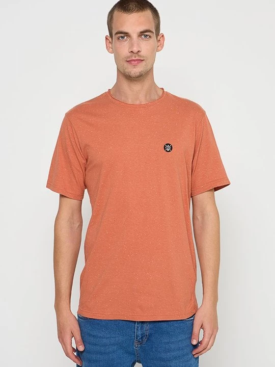 Foto van product T-shirt basic INDICODE oranje