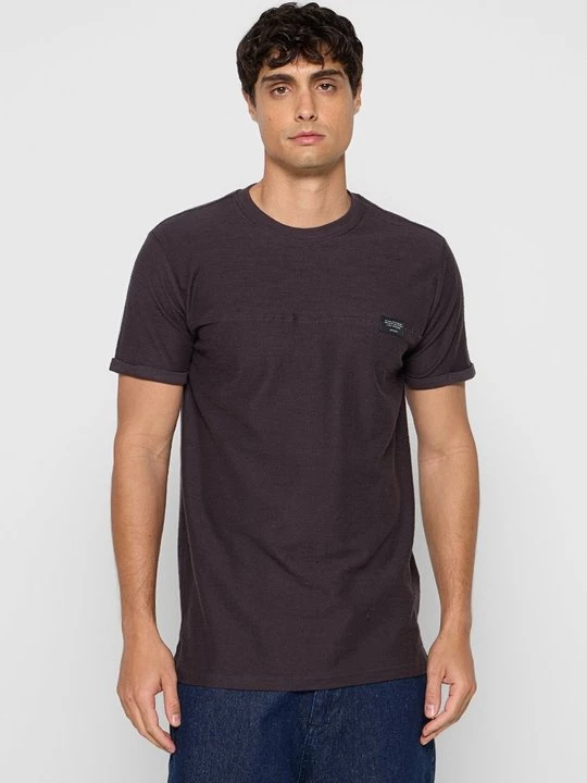 Foto van product T-shirt basic INDICODE zwart