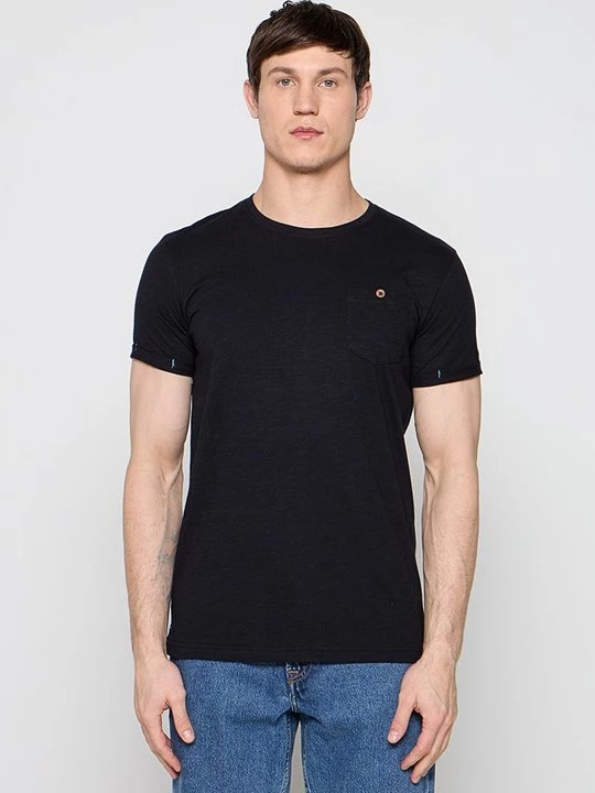 Foto van product T-shirt basic INDICODE zwart
