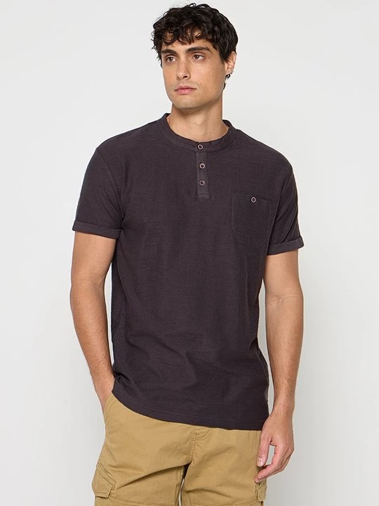 Foto van product T-shirt basic INDICODE zwart